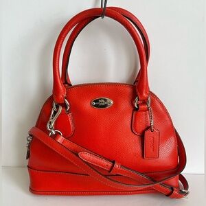 COACH Mini Cora Domed Satchel shoulder bags F34090